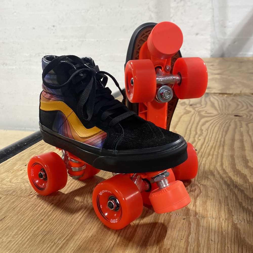 Custom Vans Roller Skates! Mens 5.5, Women’s 7